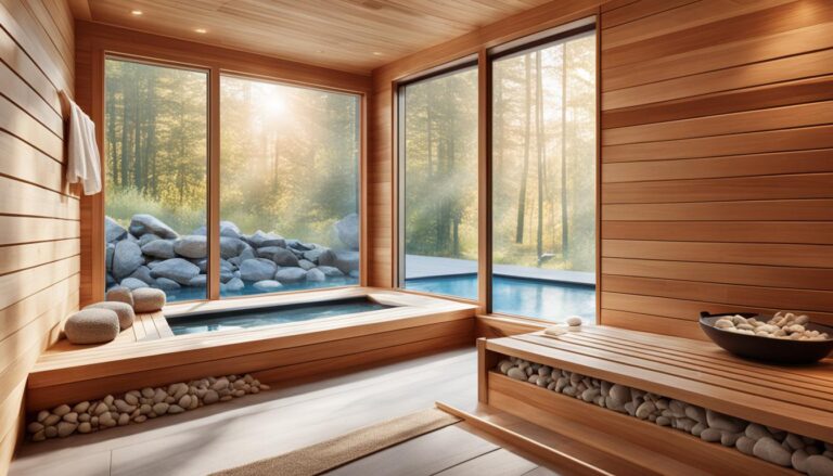 sauna po basenie