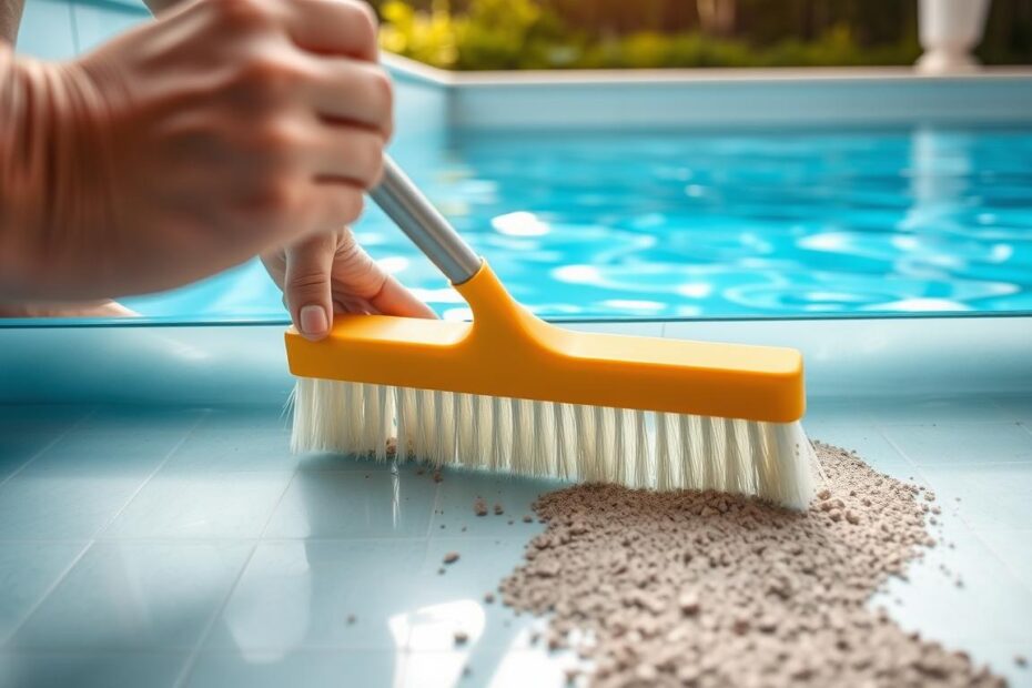 jak wyczyścić dno basenu bez odkurzacza