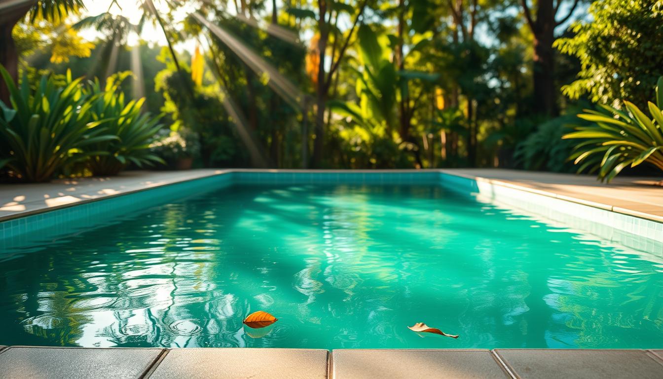 zielona woda w basenie co robić