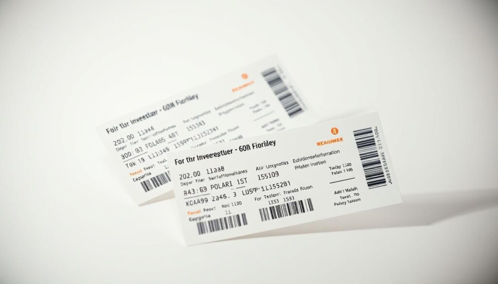 A photo of train tickets for a journey from Poland to Croatia, captured with a high-resolution camera against a clean, minimalistic background. The tickets are arranged neatly, showcasing the departure and arrival cities, dates, and pricing information. The lighting is soft and evenly distributed, creating a sense of clarity and professionalism. The composition emphasizes the tickets as the focal point, with a subtle, blurred background that maintains focus on the subject. The overall mood is one of practicality and utility, reflecting the informative nature of the image within the article's context. A photo of train tickets for a journey from Poland to Croatia, captured with a high-resolution camera against a clean, minimalistic background. The tickets are arranged neatly, showcasing the departure and arrival cities, dates, and pricing information. The lighting is soft and evenly distributed, creating a sense of clarity and professionalism. The composition emphasizes the tickets as the focal point, with a subtle, blurred background that maintains focus on the subject. The overall mood is one of practicality and utility, reflecting the informative nature of the image within the article's context.