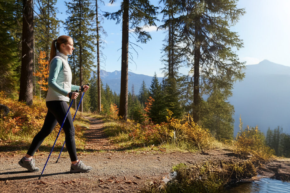 Plecak miejski, kijki do nordic walkingu i ubranie termiczne – aktywność od miasta po szlak